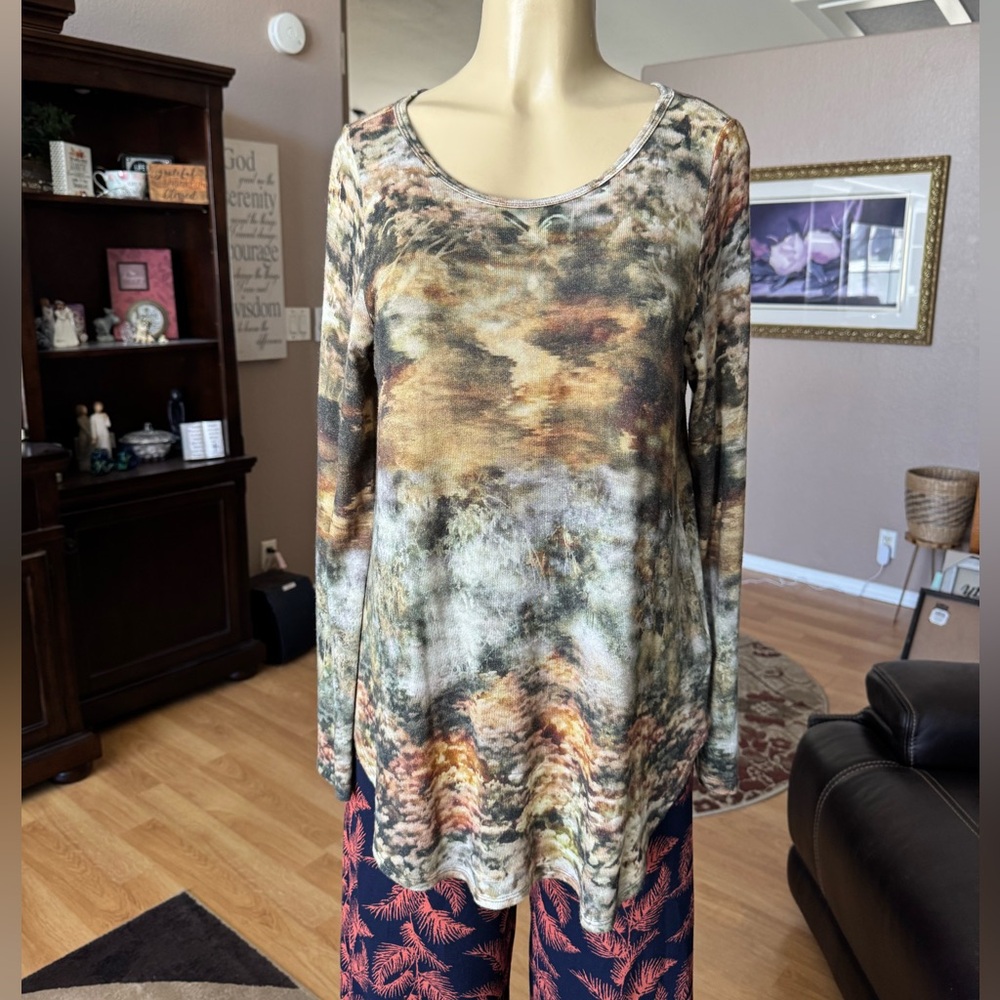 Karen Kane multicolored long sleeve lightweight sweater-size L